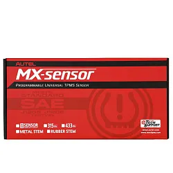Датчик TPMS Autel MX-1 433МГц+315МГц, быстрофиксируемый, программируемый, универсальный, серебристый